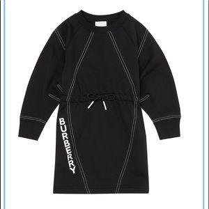 Burberry Laney Drawstring Logo Dress